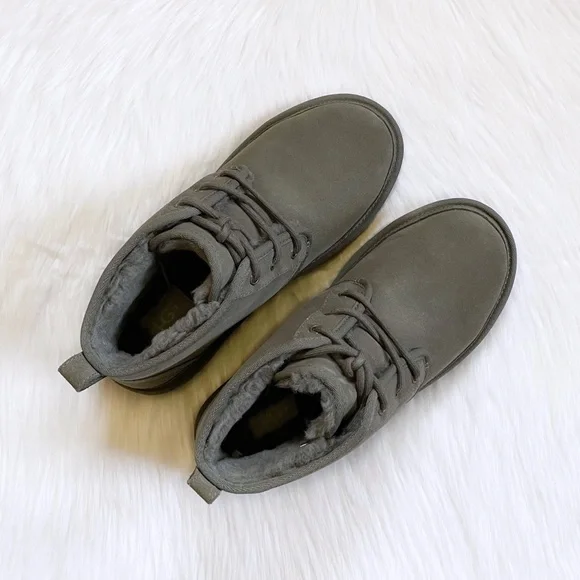 UGG Women’s Neumel Burnt Olive Suede Chukka Boots - Picture 3 of 8